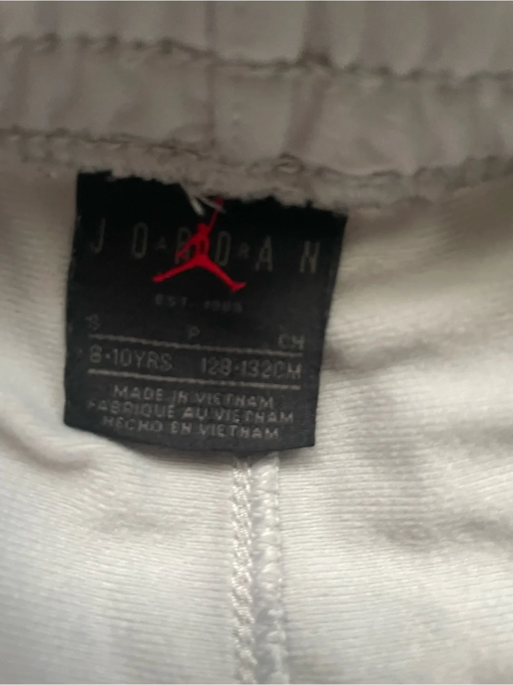 Jordan Light Gray with Black Stripes Performance Track Matching Set